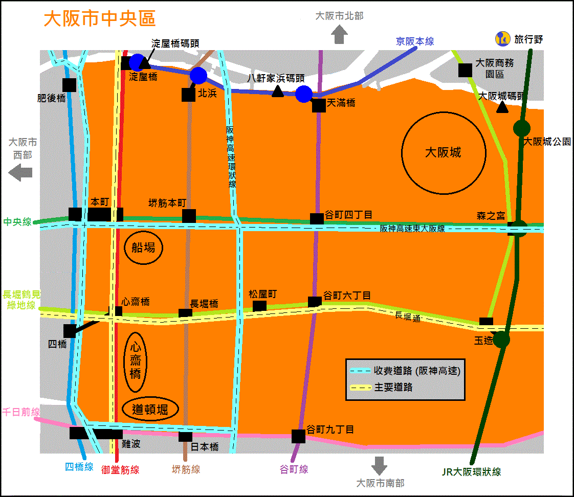 osaka-central-osaka-city-map1